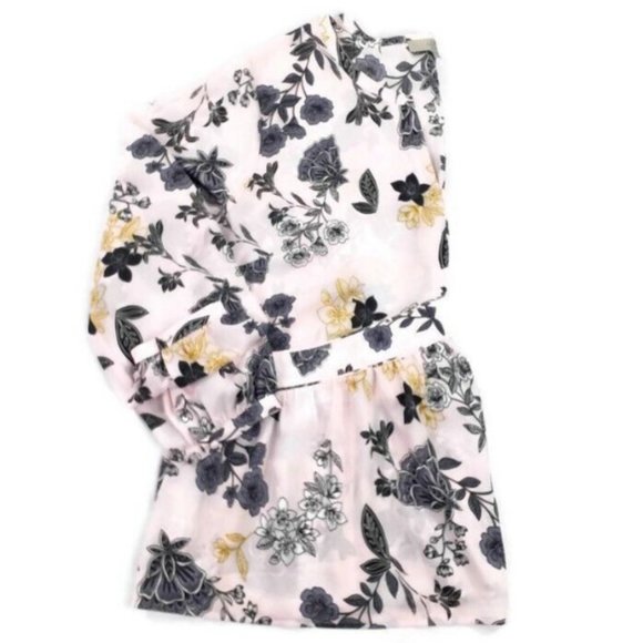 Loft Plus Pink Floral Print Long Sleeve Semi Sheer Blouse Womens Size 22 - Picture 16 of 16